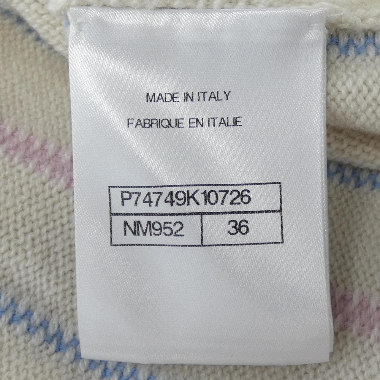 シャネル CHANEL P74749K10726 ニット