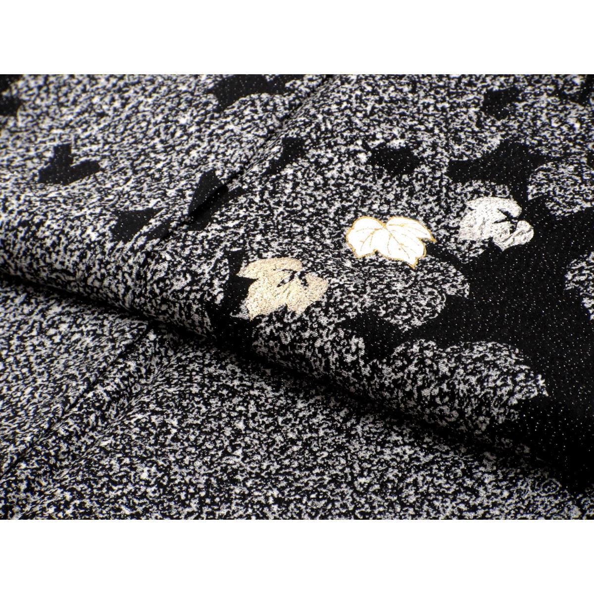 訪問着　銀通し　友禅金彩加工