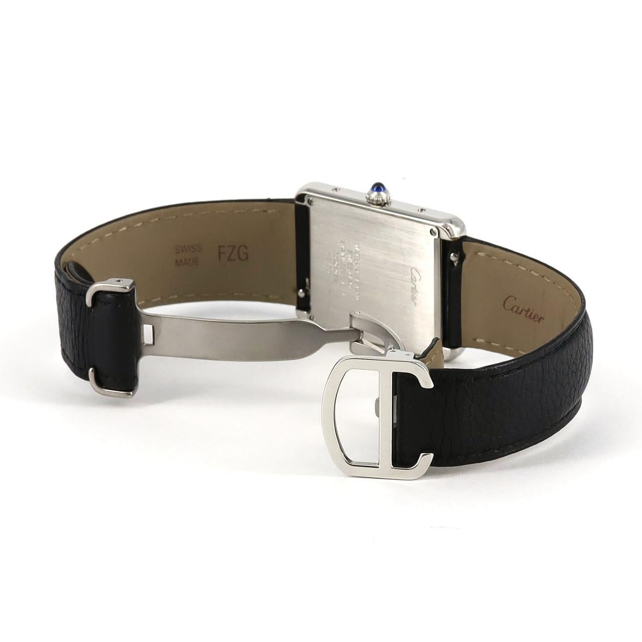 タンクソロ LM WSTA0028 シルバー カルティエ CARTIER メンズ