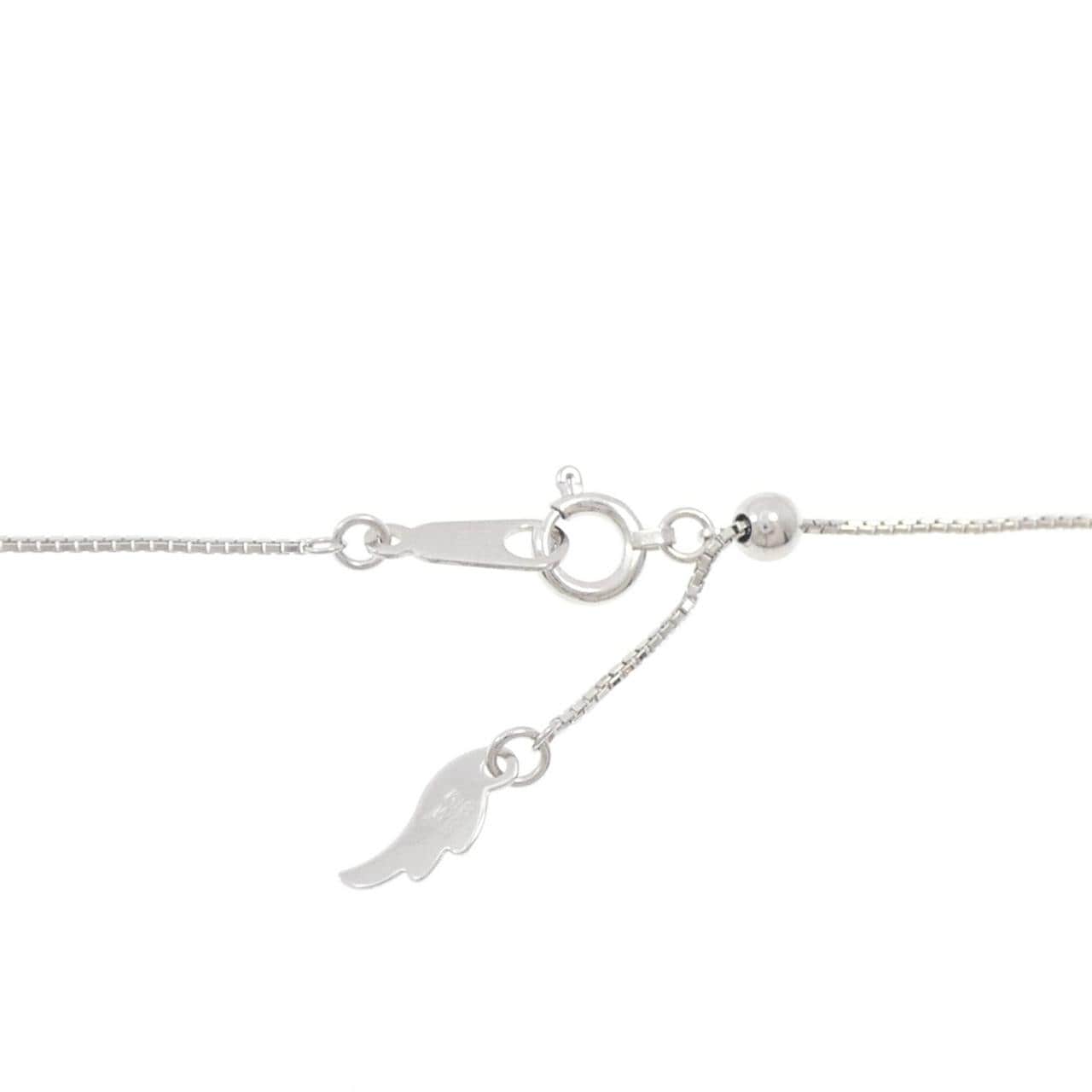 K18WG ダイヤモンド ネックレス 0.77CT