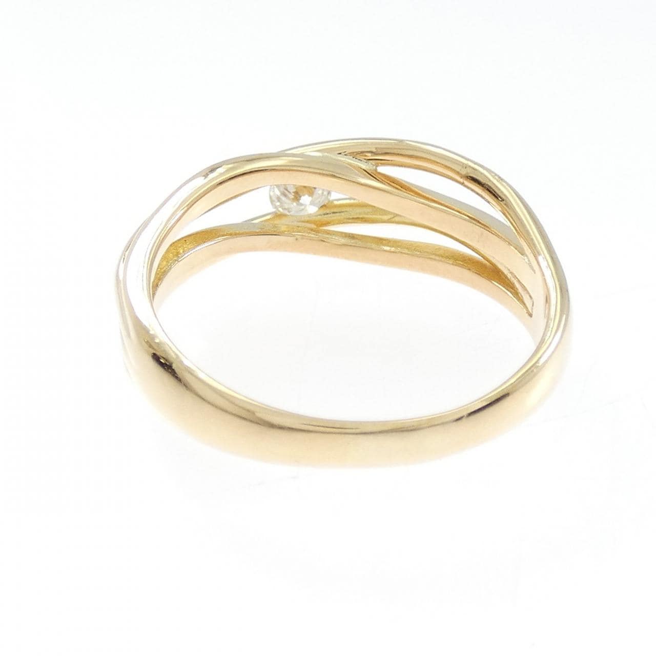 K18YG ダイヤモンド リング 0.15CT