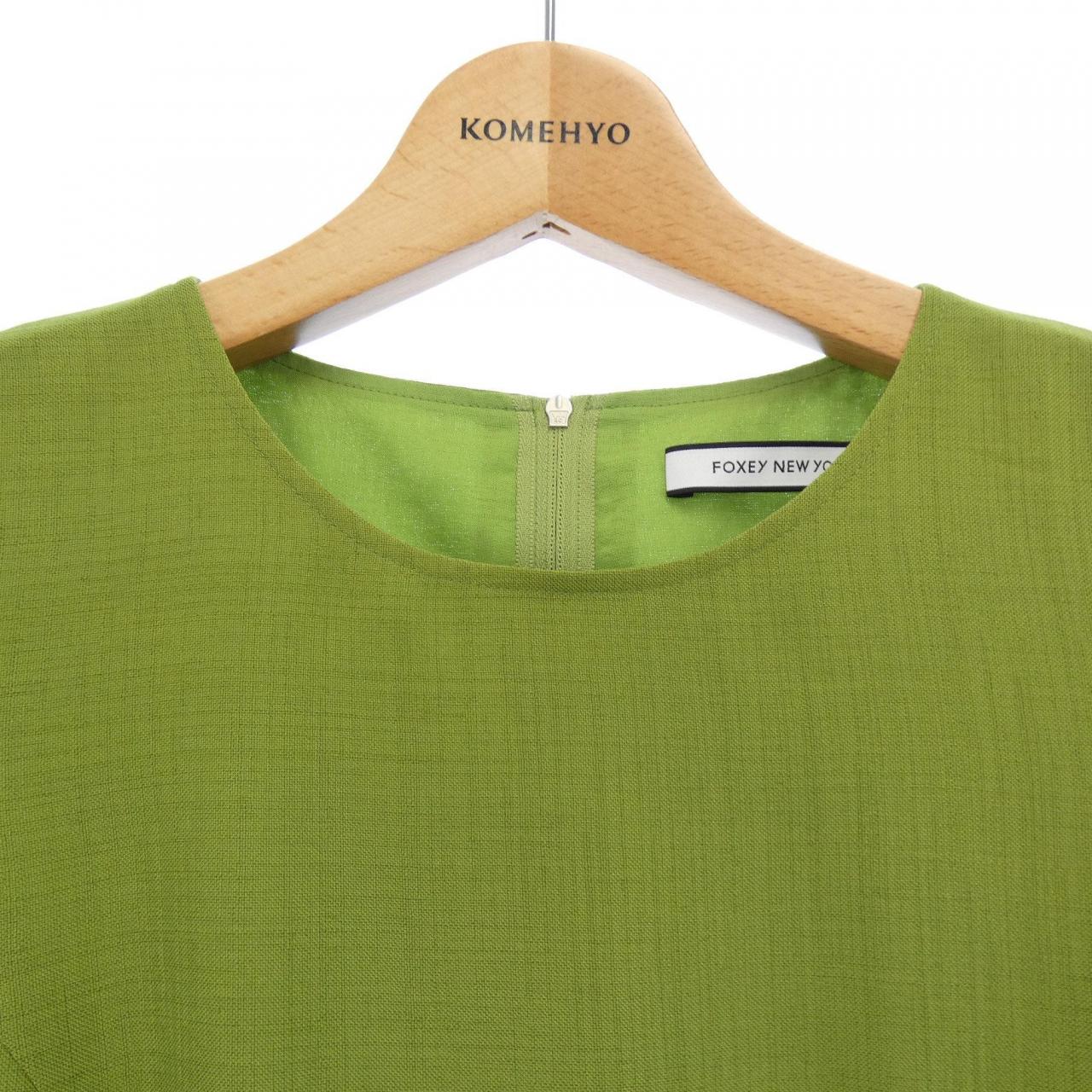 フォクシーニューヨーク FOXEY NEW YORK LINEN BOUQUET DRESS 44429 ワンピース