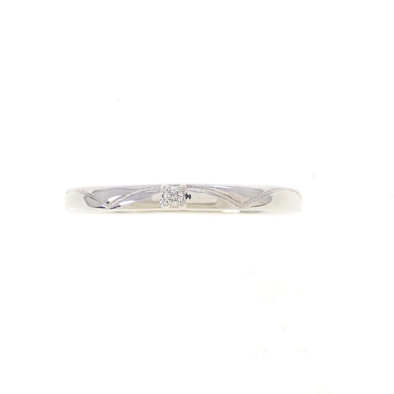 K10WG ダイヤモンド リング 0.01CT