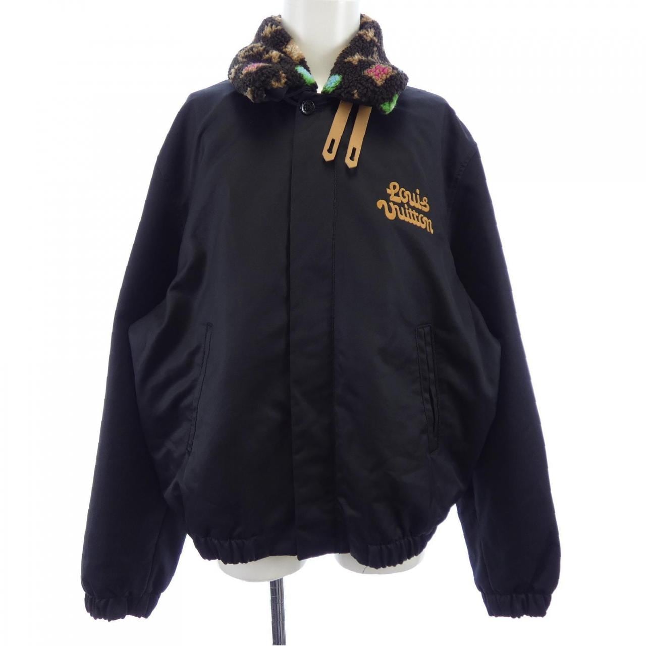 ルイヴィトン LOUIS VUITTON コットンアビエイタージャケットウィズモノグラムフリースカラー HRB01WJNI ブルゾン