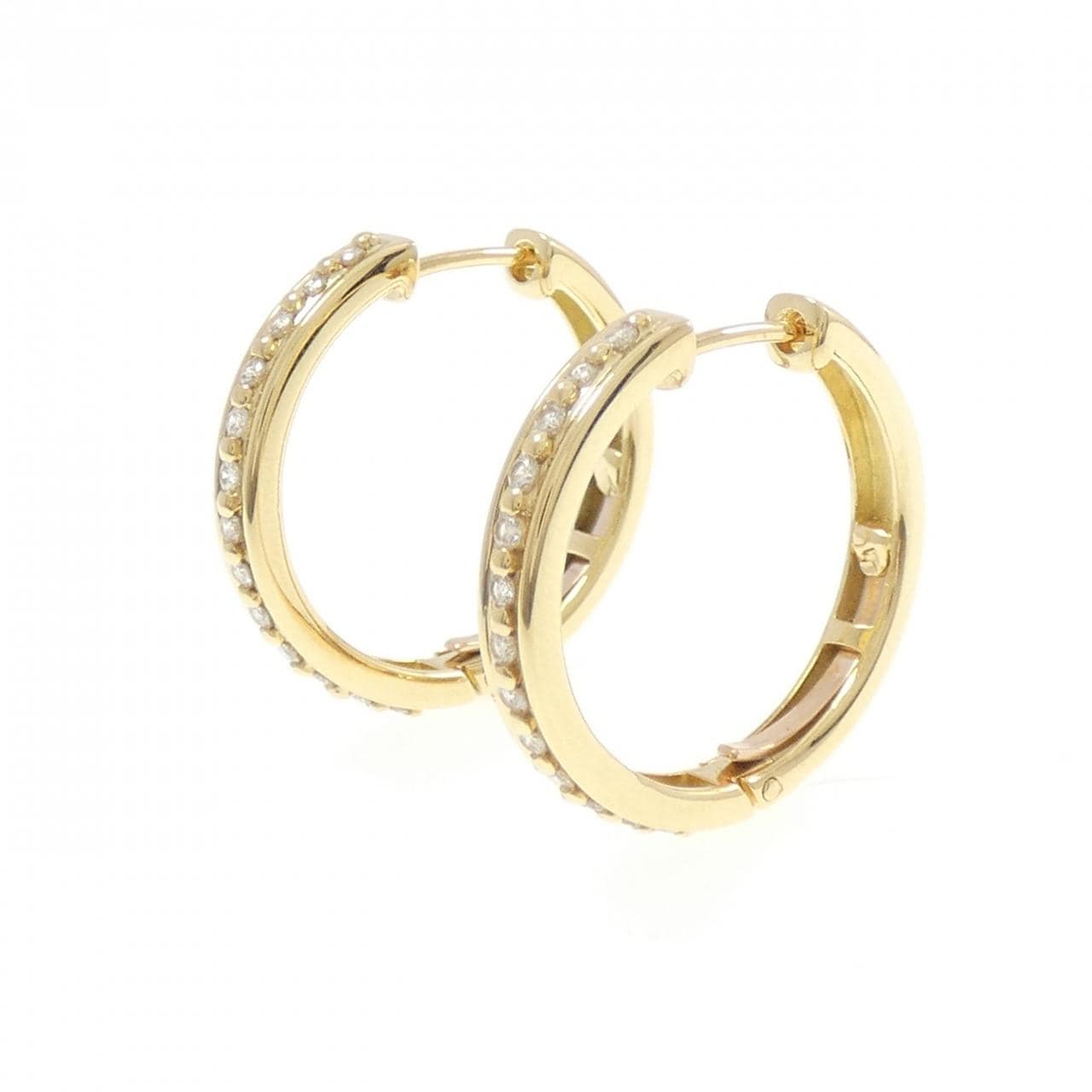 K18YG ダイヤモンド ピアス 0.30CT