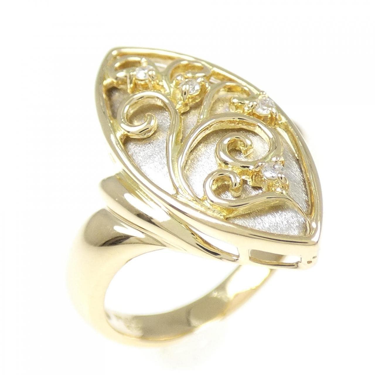 コメ兵|K18YG/PT900 ダイヤモンド リング 0.04CT|ジュエリー コメ兵|K18YG/PT900 ダイヤモンド リング 0.04CT|ジュエリー