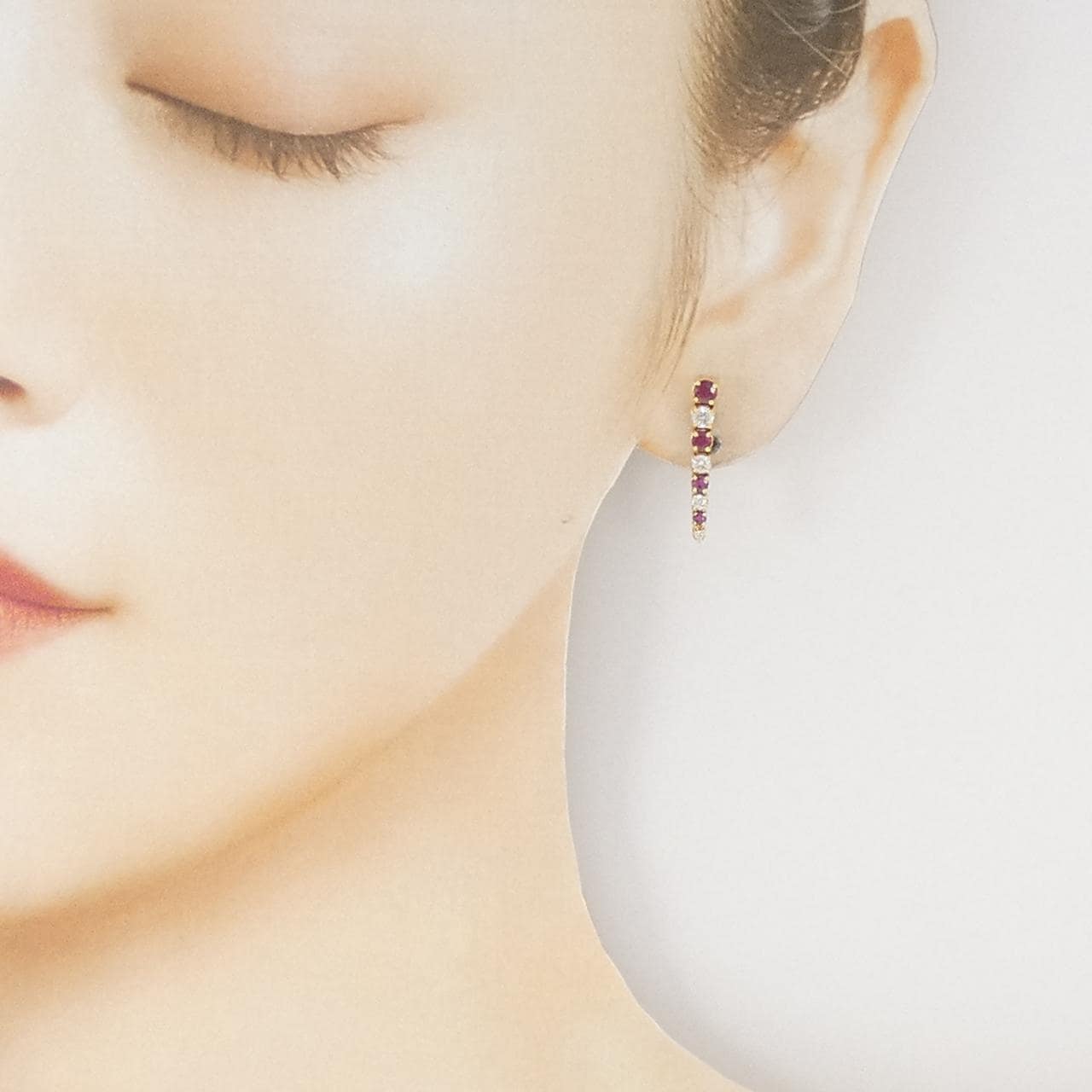 ミキモト ルビー イヤリング