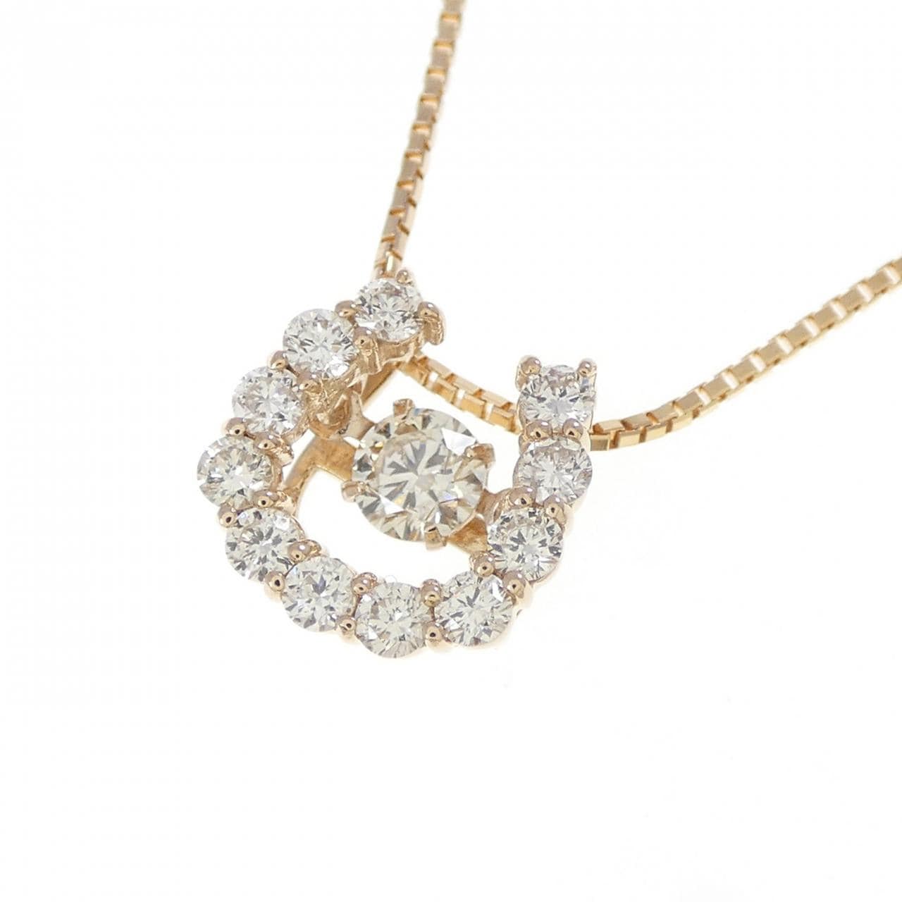K18PG ダイヤモンド ネックレス 0.50CT