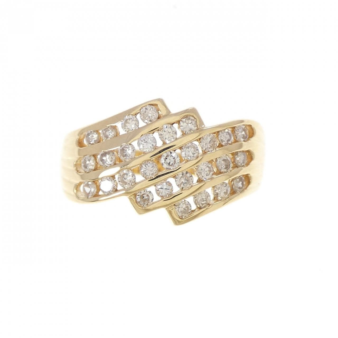 K18YG ダイヤモンド リング 0.50CT