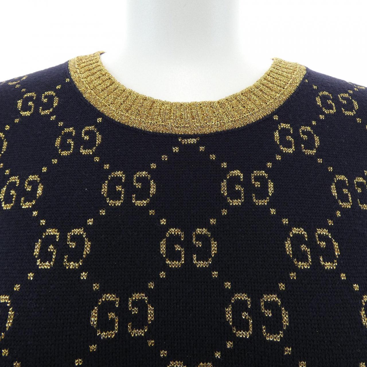 グッチ GUCCI GGコットンラメ ファブリックトップス 526759-X9W83 ニット