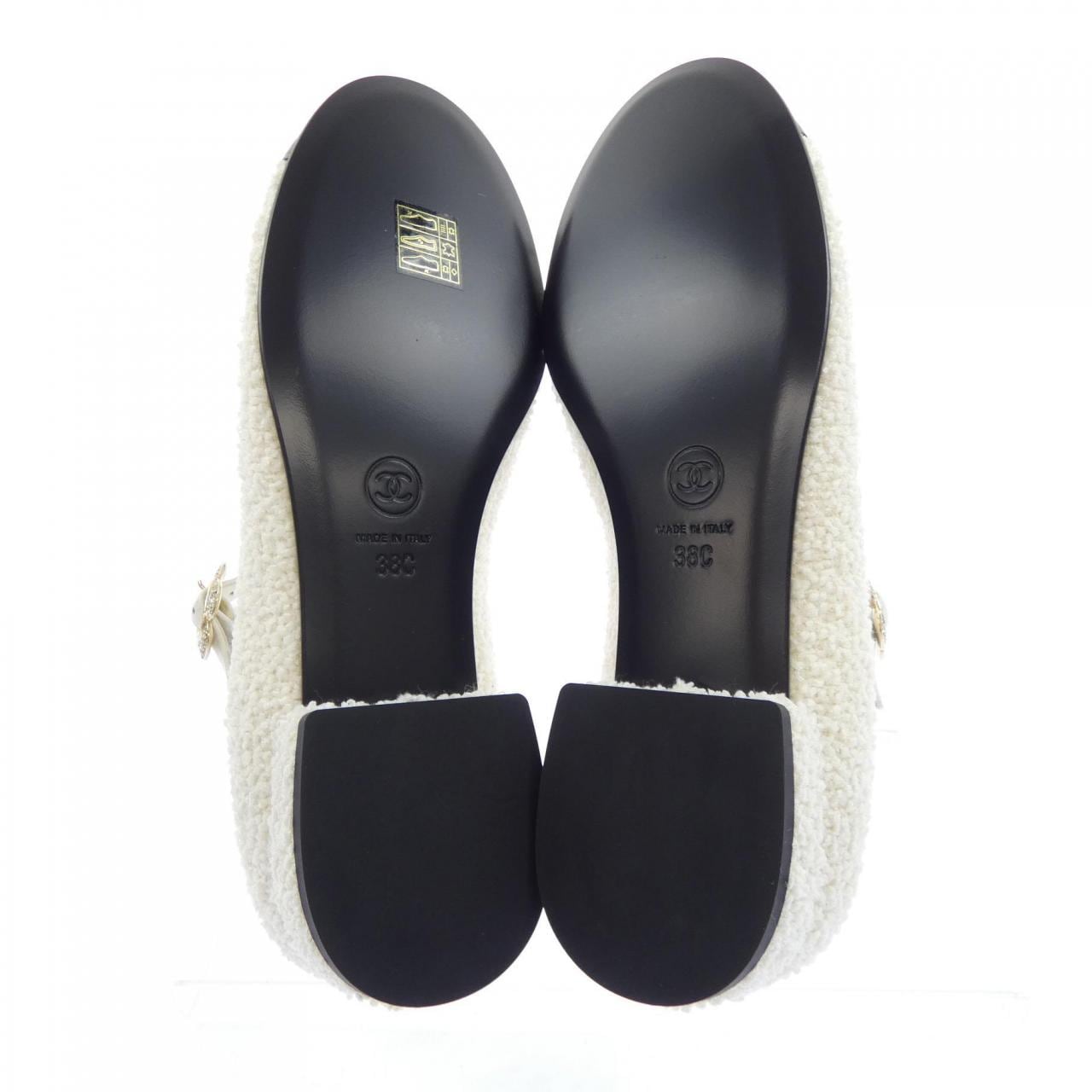 シャネル CHANEL メリージェーン MARY JANES G39582Y56215 フラットシューズ