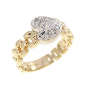 750YG/750WG ダイヤモンド リング 0.10CT