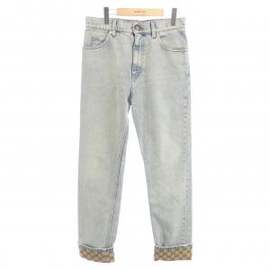グッチ GUCCI GGターンアップウォッシュドデニムパンツ　GGパターン 774078 XDCTN ジーンズ