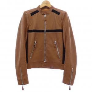 トッズ TOD'S レザーライダースジャケット