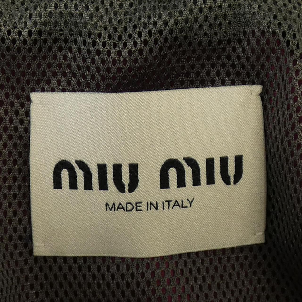 ミュウミュウ MIU MIU テクニカルシルクジップブルゾンジャケット ML1220 SOOO 163P ブルゾン