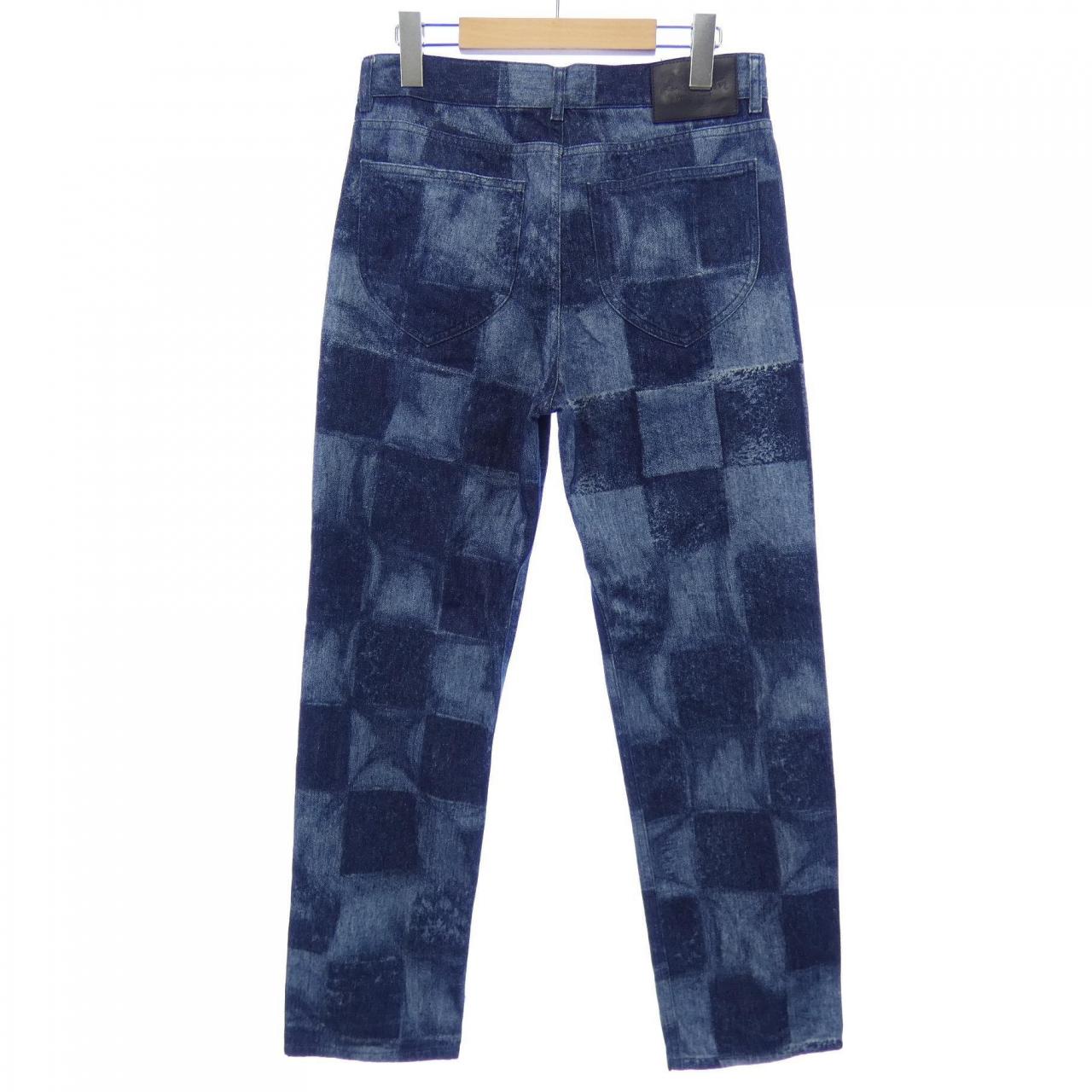 ルイヴィトン LOUIS VUITTON ソルトプリントデニムパンツ HLD03WDR0 ジーンズ