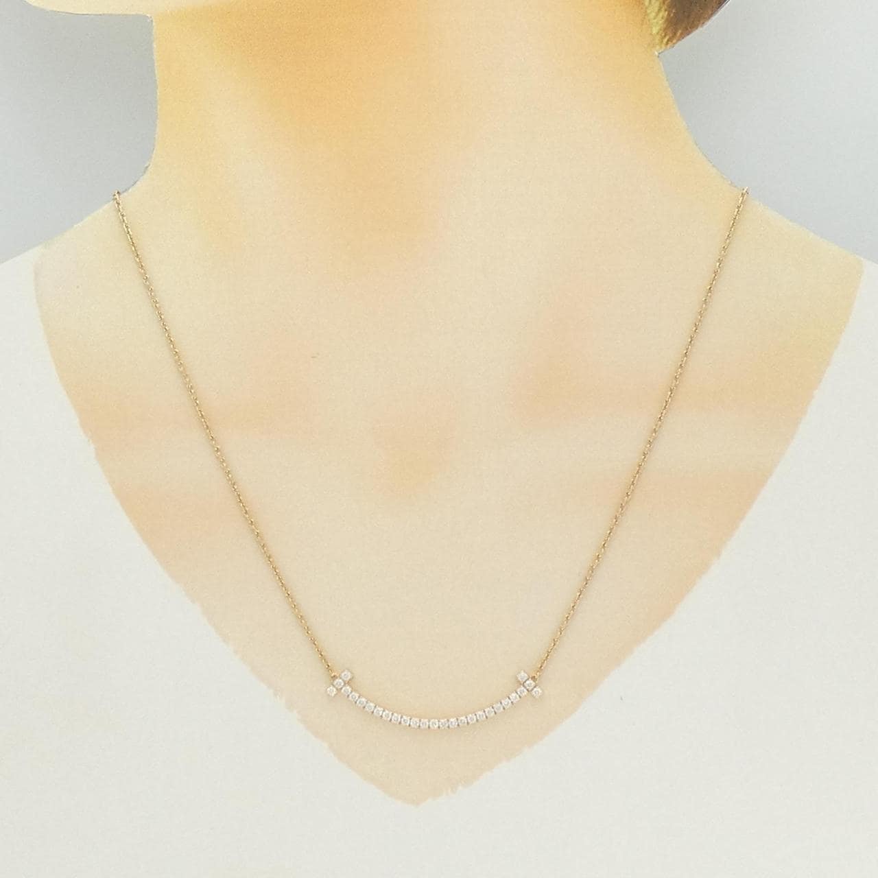 ティファニー Tスマイル ミディアム ネックレス