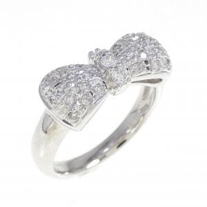 PT900 リボン ダイヤモンド リング 0.31CT
