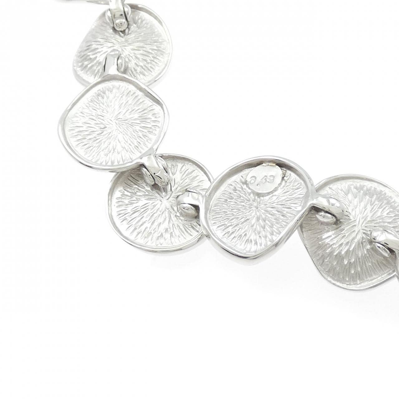 750WG ダイヤモンド ネックレス 0.48CT