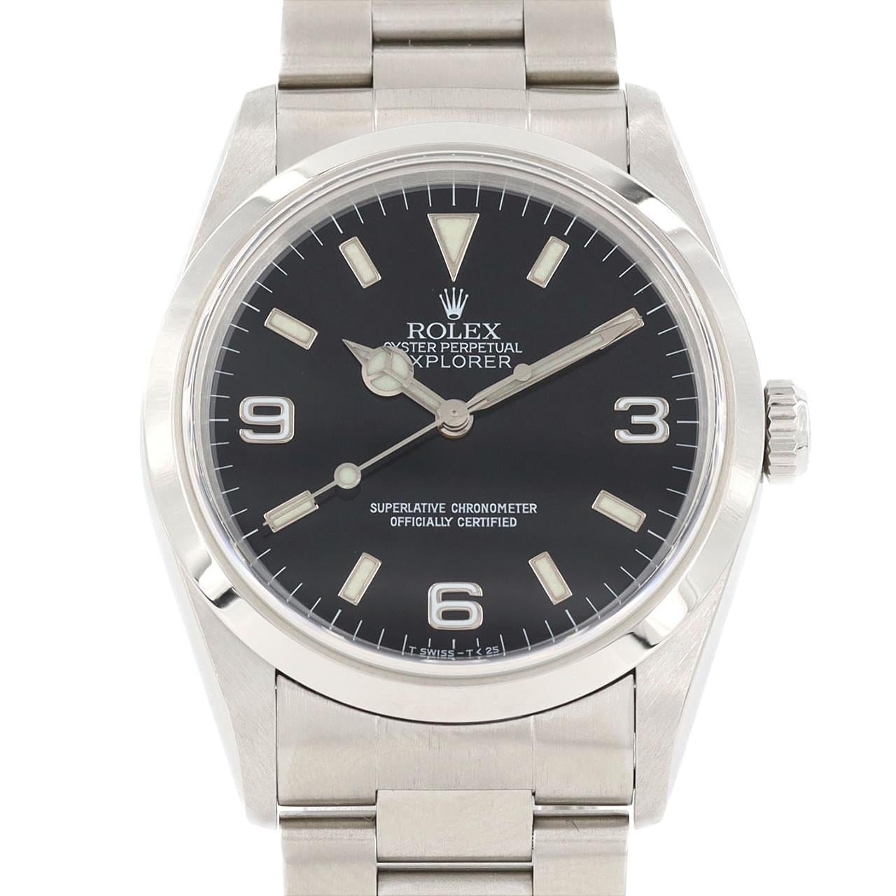 ROLEX Explorer I 14270 SS自動上弦U 編號