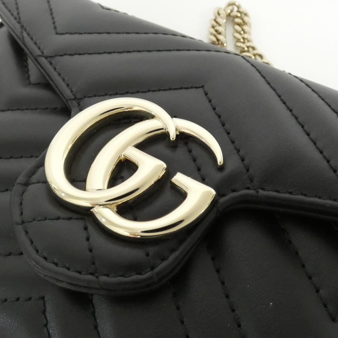 【新品】グッチ GG MARMONT 837745 AAET8 チェーンウォレット