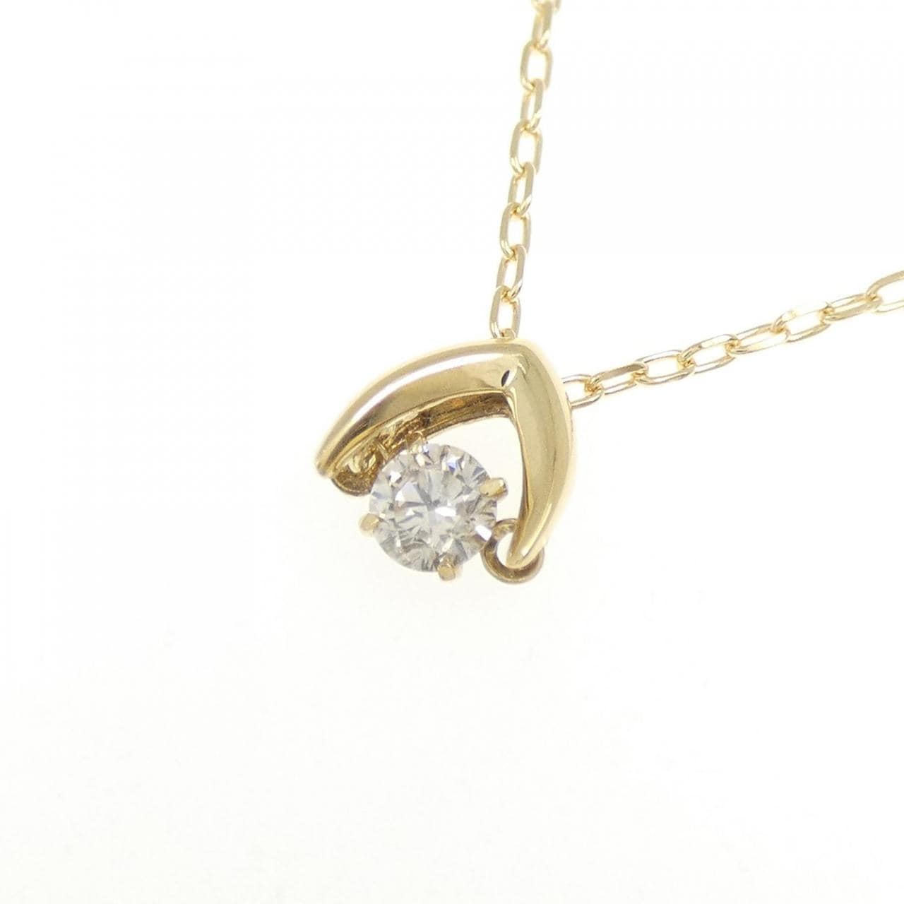K18YG ダイヤモンド ネックレス 0.10CT