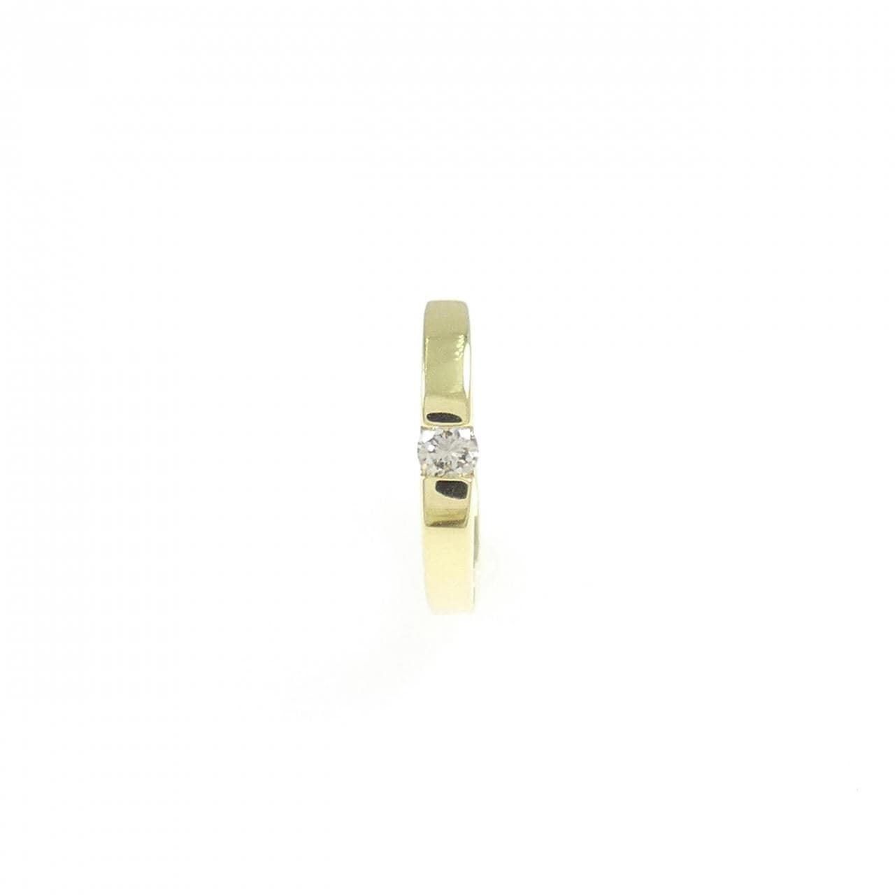 K18YG ダイヤモンド ピアス 0.05CT 片耳