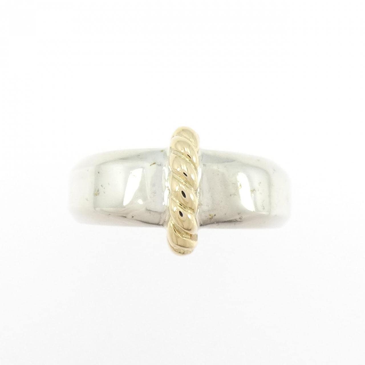 【ヴィンテージ】エルメス ホールマーク/18KYG リング