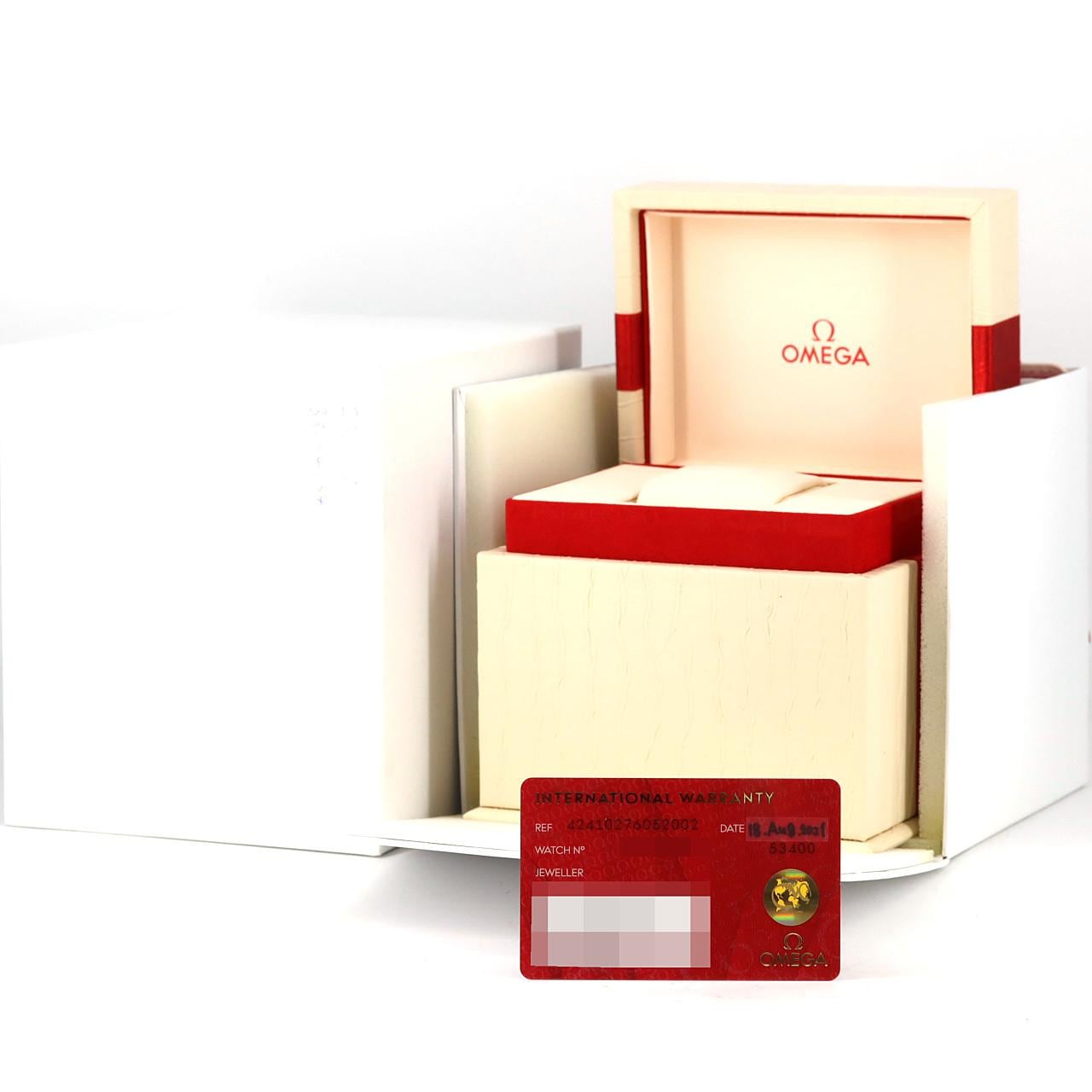 【ノーメンテナンス還元価格】オメガ デ･ヴィル プレステージ･6P 424.10.27.60.52.002 SS クォーツ