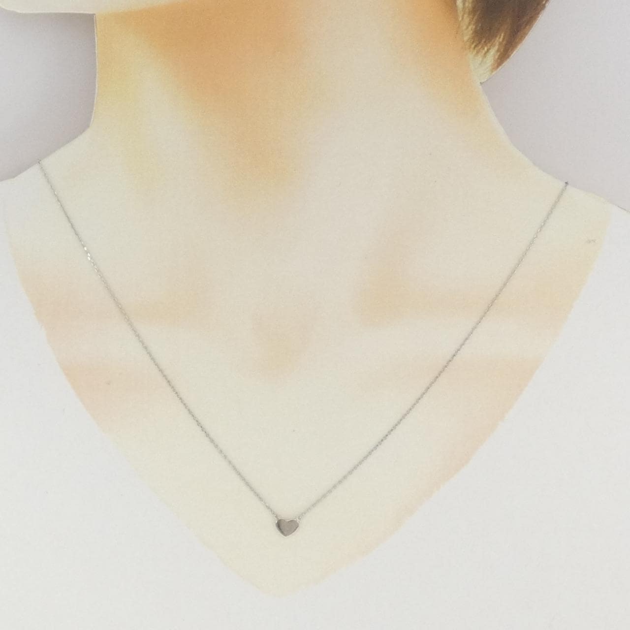 PT900/PT850 ハート ネックレス
