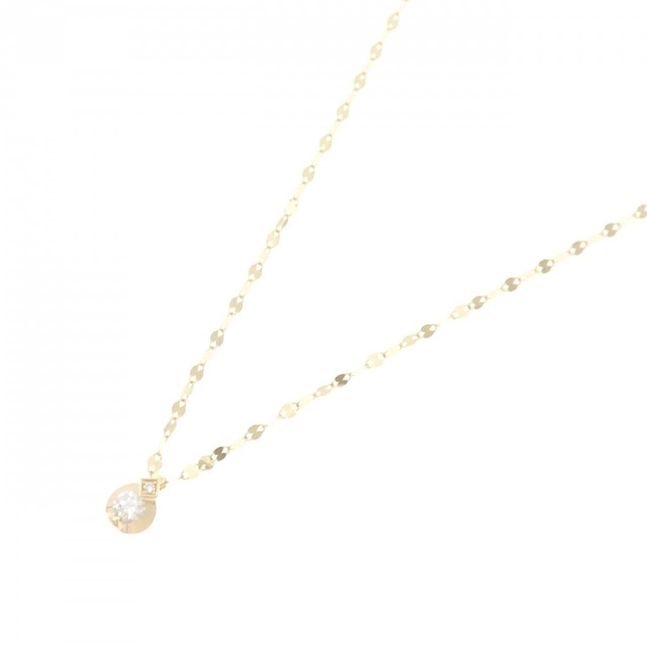 K18YG ダイヤモンド ネックレス 0.10CT
