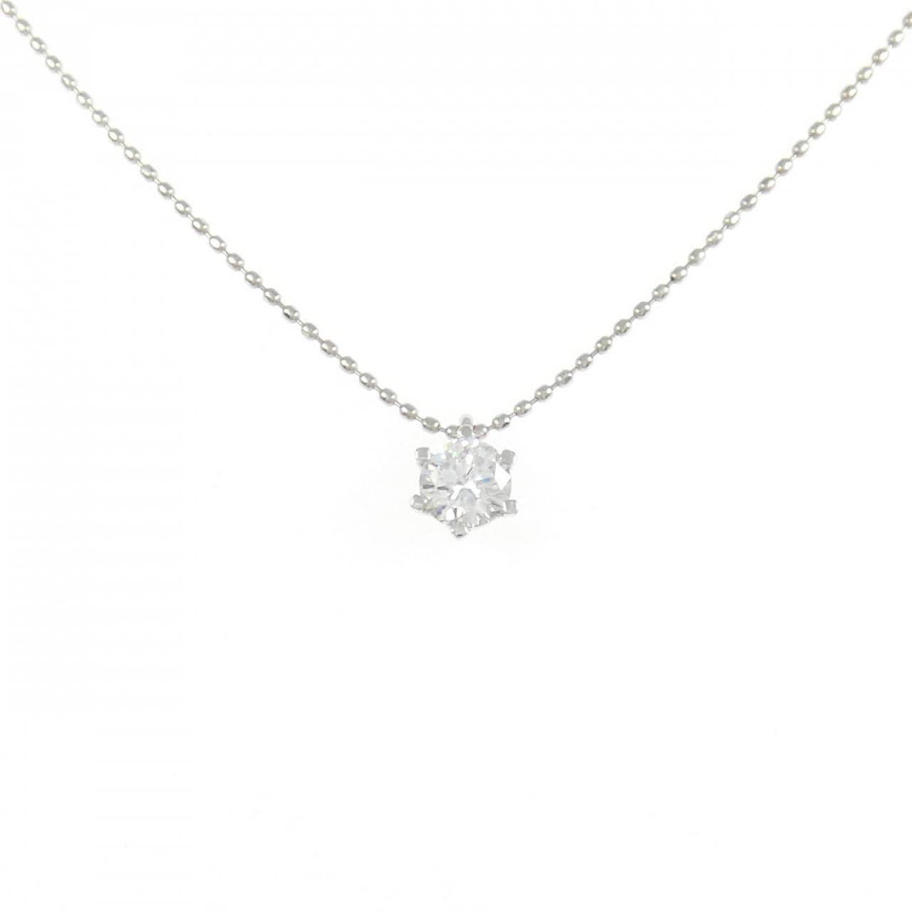 PT/PT850 ソリティア ダイヤモンド ネックレス 0.315CT