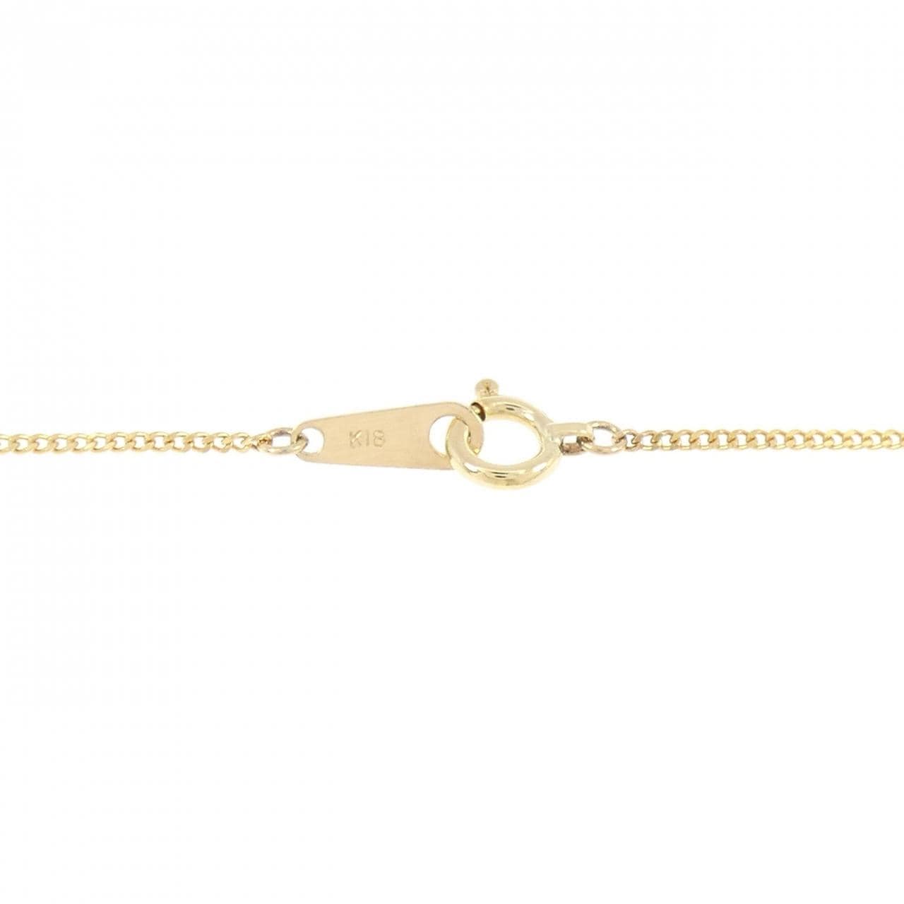 K18YG ダイヤモンド ネックレス 0.09CT