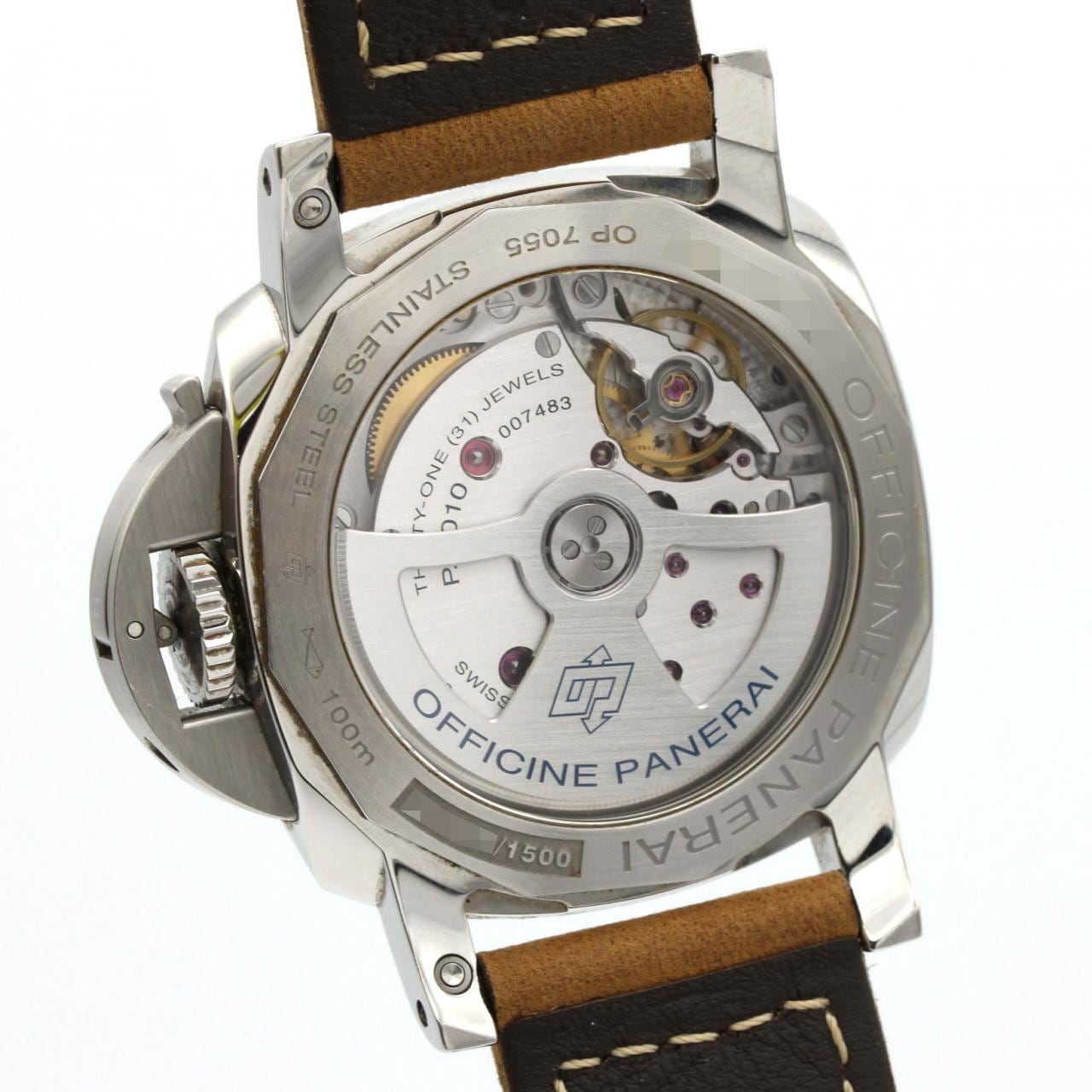 【ノーメンテナンス還元価格】パネライ ルミノールマリーナ1950 3DAYSオートマティックアッチャイオ PAM01523 SS 自動巻