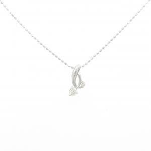 K18WG ダイヤモンド ネックレス 0.12CT