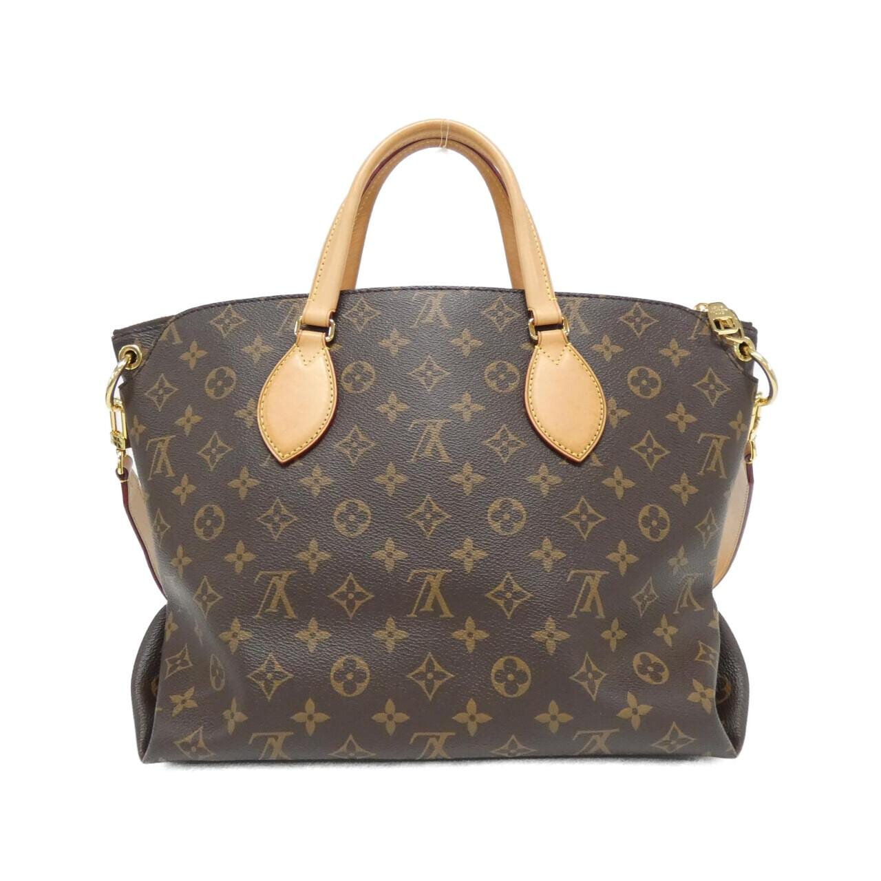 LOUIS VUITTON Monogram Flower 拉鍊手提包 MM M44360 包