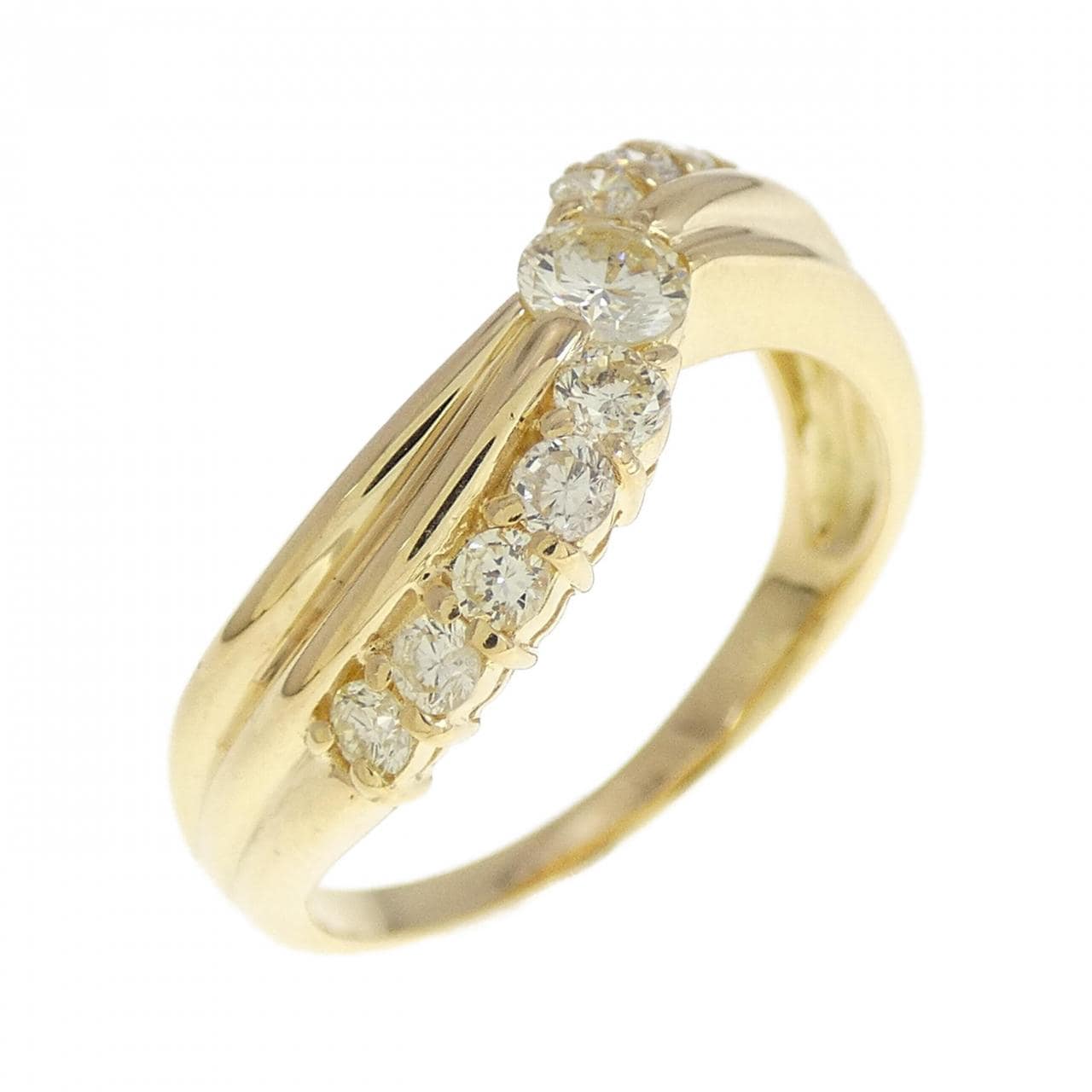 K18YG ダイヤモンド リング 0.50CT