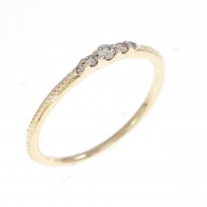 K10YG ダイヤモンド リング 0.07CT