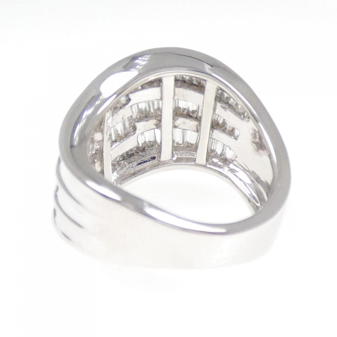 K18WG ダイヤモンド リング 1.75CT