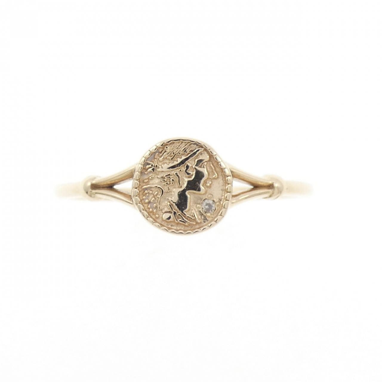 アガット ダイヤモンド リング 0.004CT