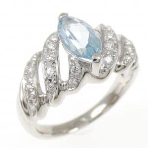 PT900 アクアマリン リング 0.93CT