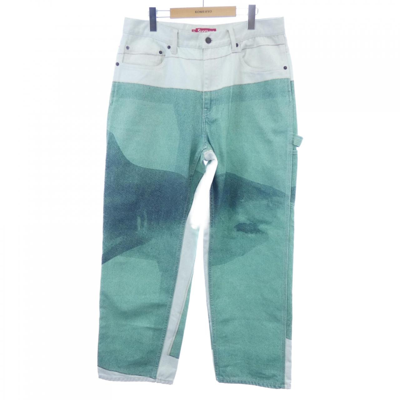 シュプリーム SUPREME Damien Hirst Painter パンツ