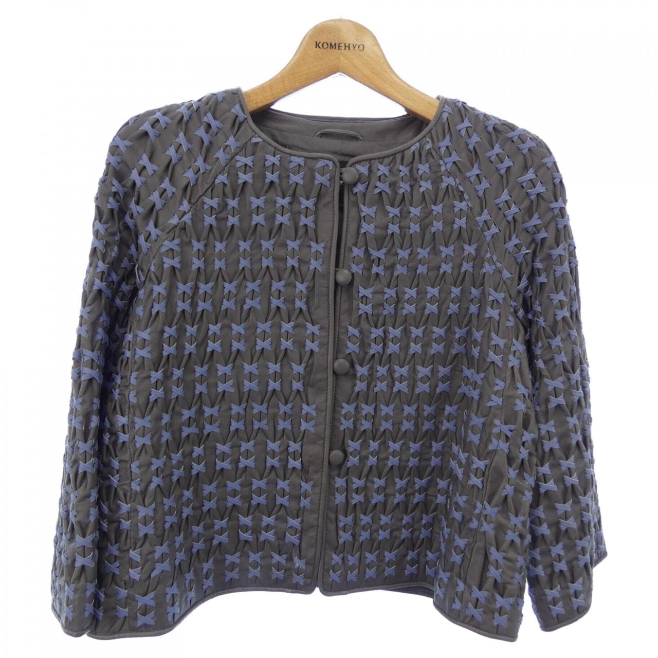 エンポリオアルマーニ EMPORIO ARMANI ノーカラージャケット