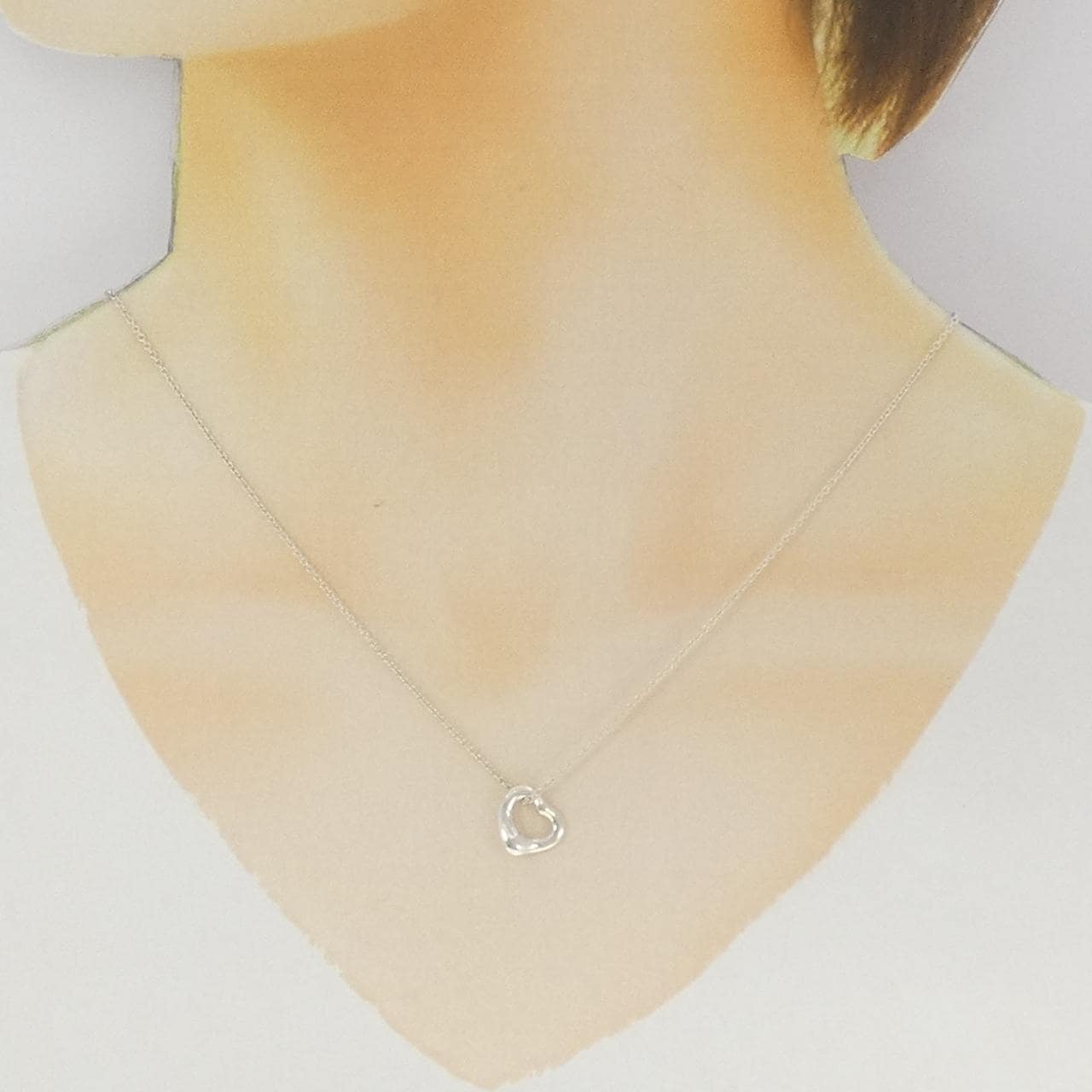 ティファニー オープンハート ネックレス