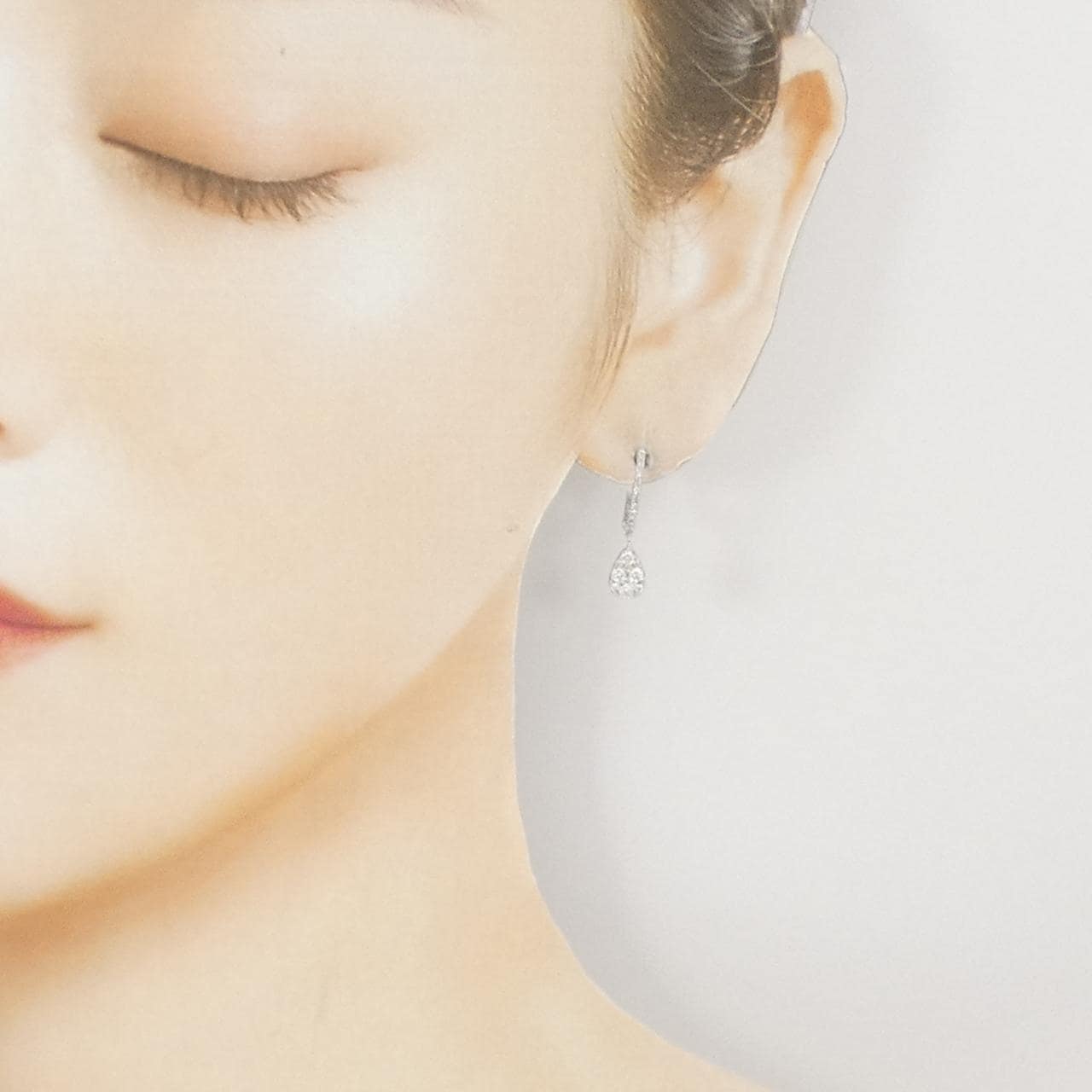 ポンテヴェキオ ダイヤモンド ピアス 0.46CT