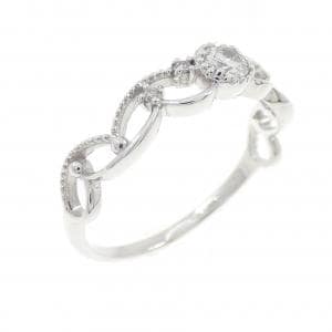 K18WG ダイヤモンド リング 0.17CT