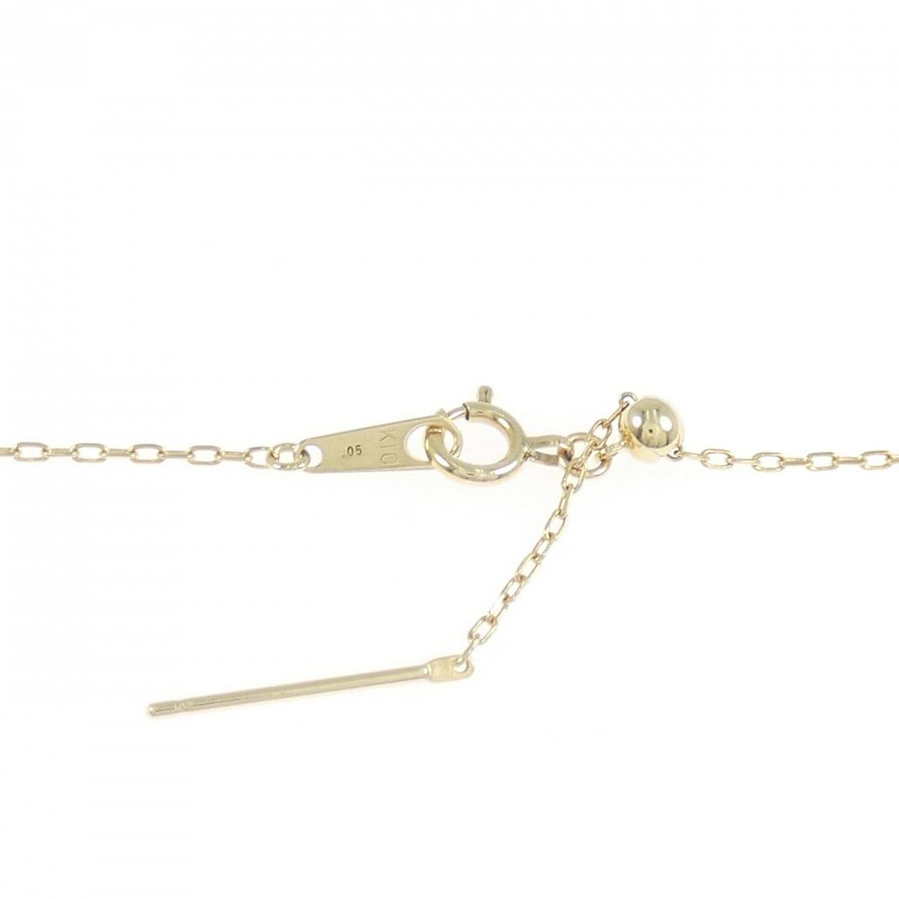 アガット ダイヤモンド ネックレス 0.05CT