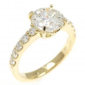 【リメイク】K18YG ダイヤモンド リング 1.590CT H I1 VG
