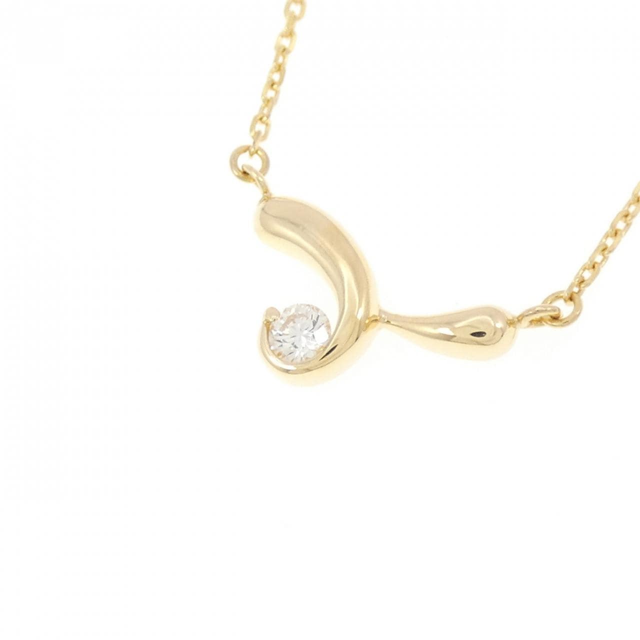 K18YG ダイヤモンド ネックレス 0.09CT