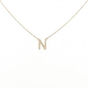アーカー イニシャル ネックレス 0.05CT
